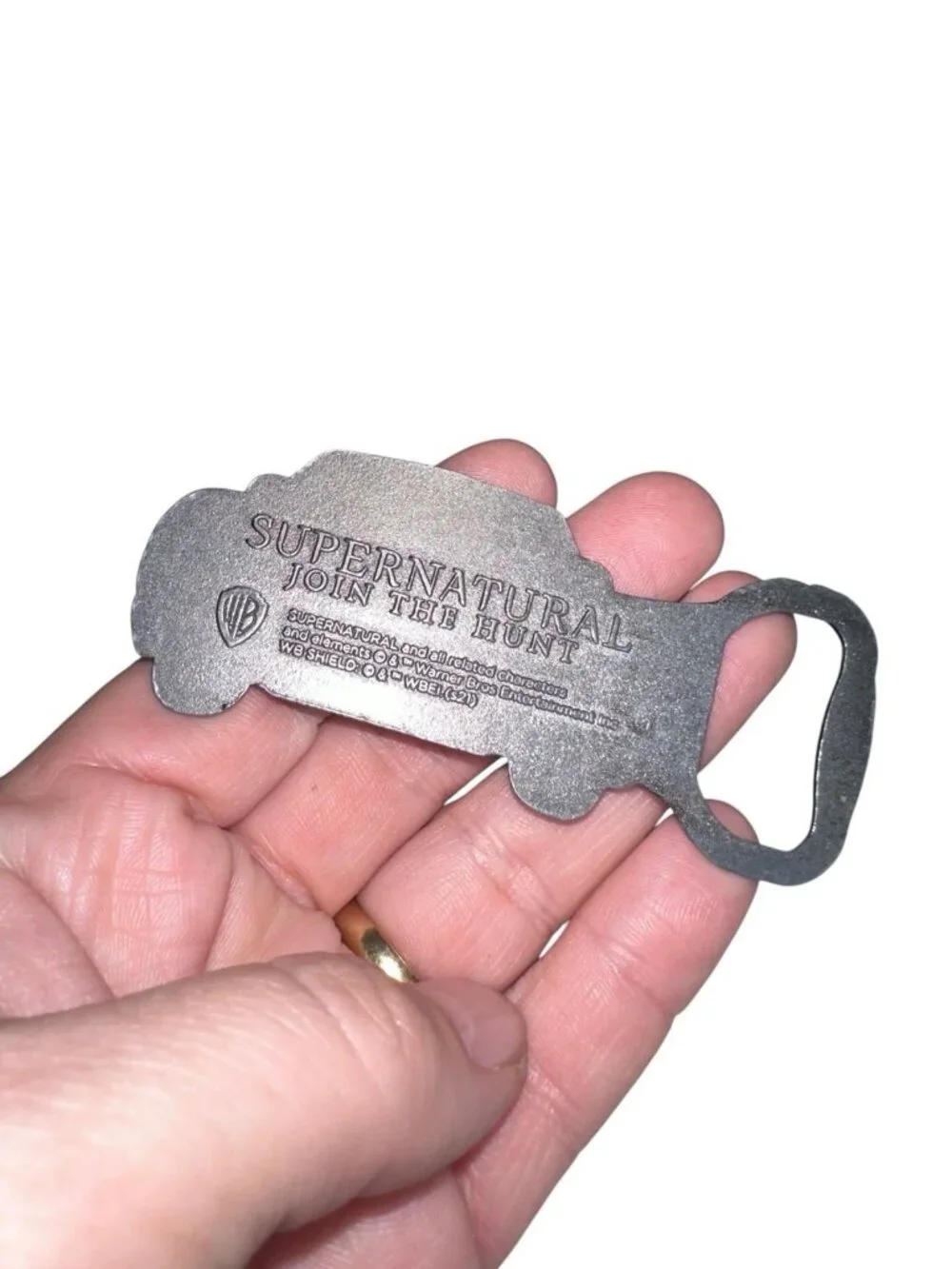 Supernatural Impala 1967 Metal Bottle Opener CultureFly Winchester Car Baby
